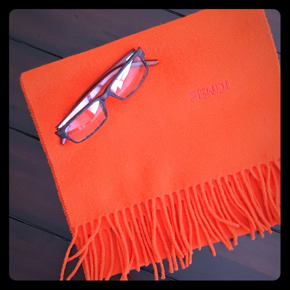 Vintage Fendi Scarf 100% lambswool
